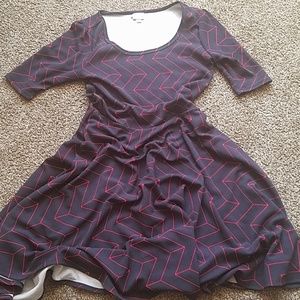 Black w/ Red Nicole Dress